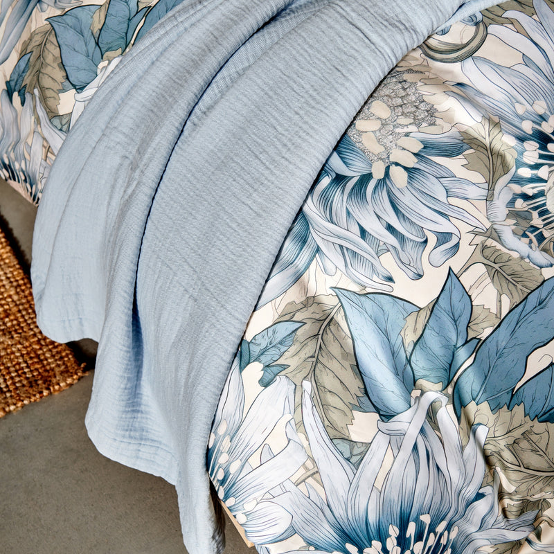 Vandyck BLUE WANDER Dekbedovertrekset | Pearl Blue