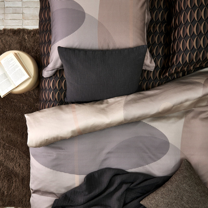 Vandyck BOUNCING Dekbedovertrek | Off Black