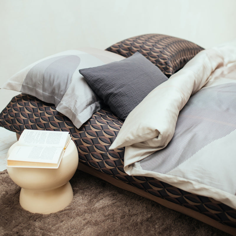 Vandyck BOUNCING Dekbedovertrek | Off Black