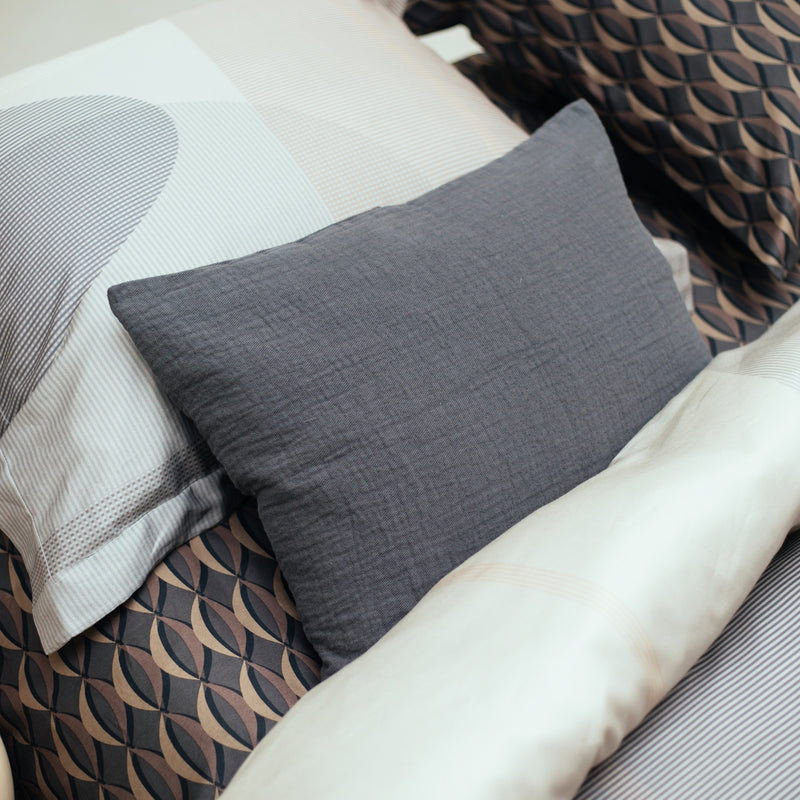 Vandyck BOUNCING Dekbedovertrek | Off Black