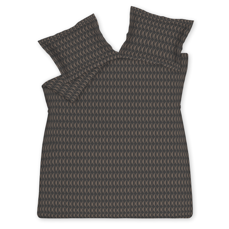 vandyck BOUNCING dekbedovertrek | off black