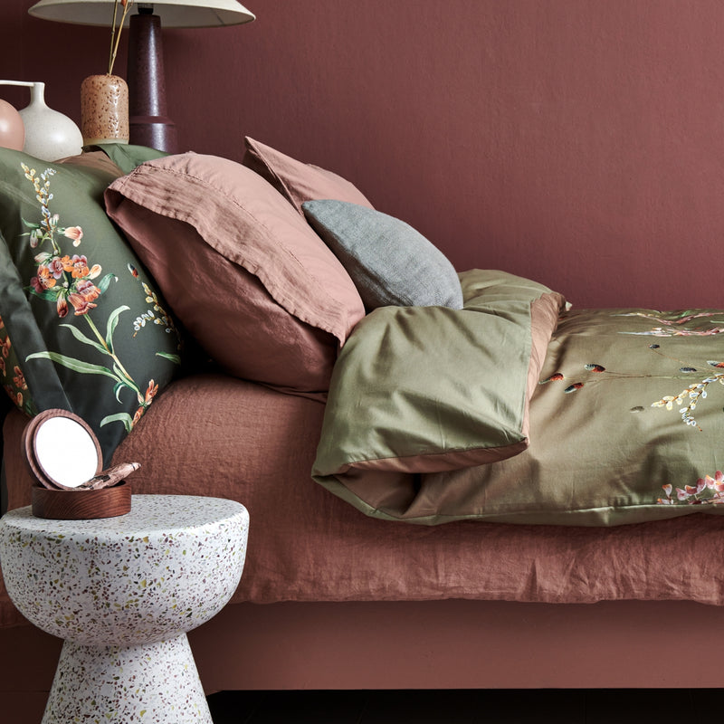 Vandyck CHARMING HAZEL Dekbedovertrek | Olive