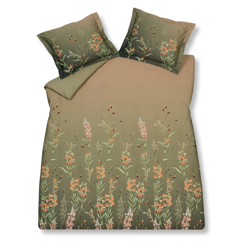 vandyck CHARMING HAZEL dekbedovertrek | olive