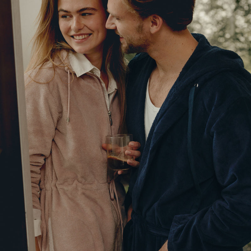 Vandyck CHICAGO Badjas | Viola Ash Rose