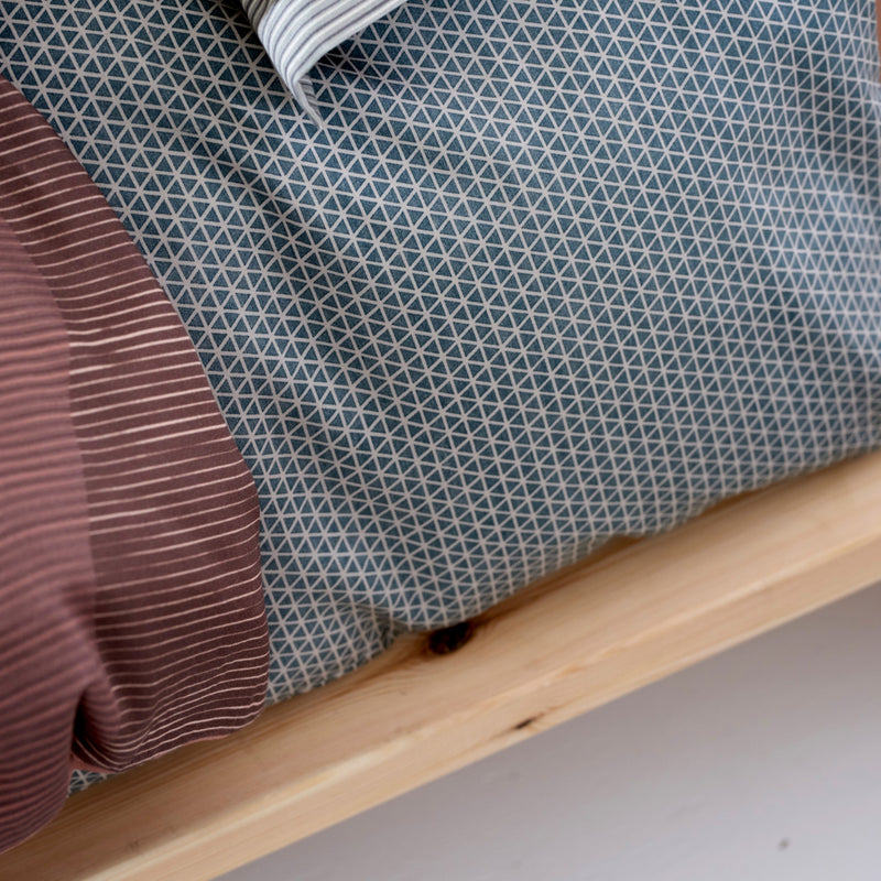 Vandyck COMFY Dekbedovertrek | Sage Green Anthracite