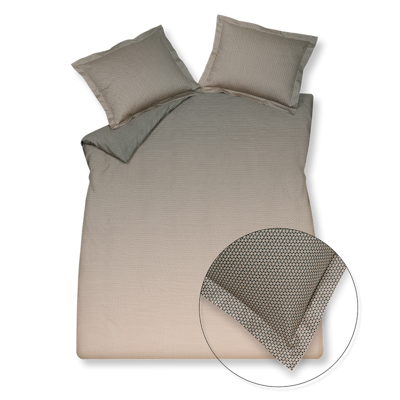 Vandyck COMFY Dekbedovertrek | Sage Green Anthracite