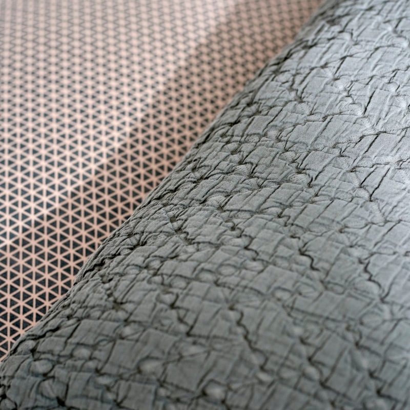 Vandyck COMFY Dekbedovertrek | Sage Green Anthracite