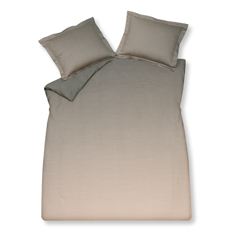 vandyck COMFY dekbedovertrek | sage green anthracite