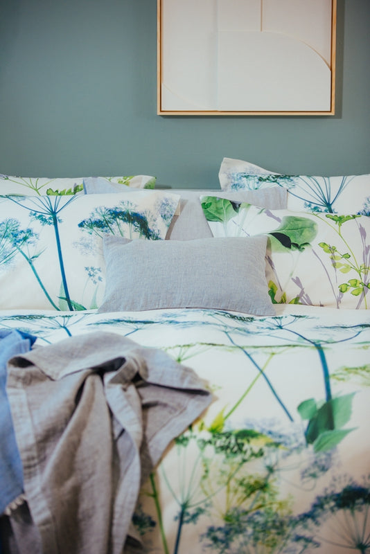 Vandyck ELDERFLOWER Dekbedovertrek XL | Multi Blauw