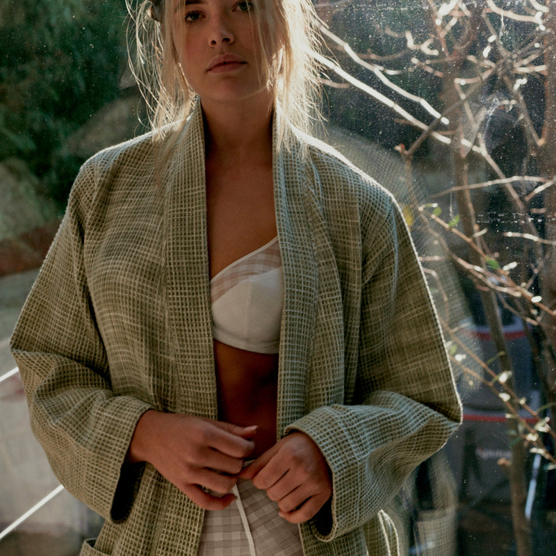 Vandyck EVELYN Badjas | Light Olive Light Olive