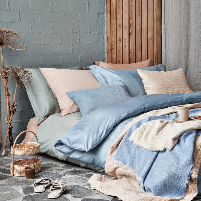 Vandyck FIZZY Dekbedovertrek | Pale Olive Praline