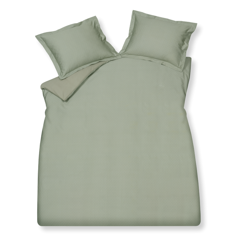 Vandyck FIZZY Dekbedovertrek | Pale Olive Praline