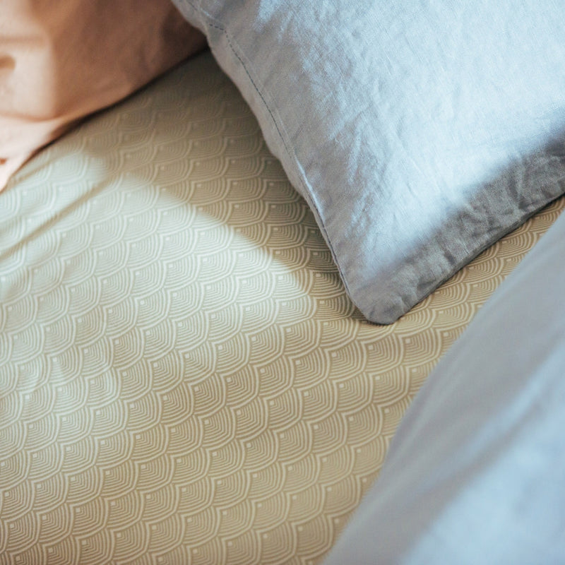 Vandyck FIZZY Dekbedovertrek | Pale Olive Praline