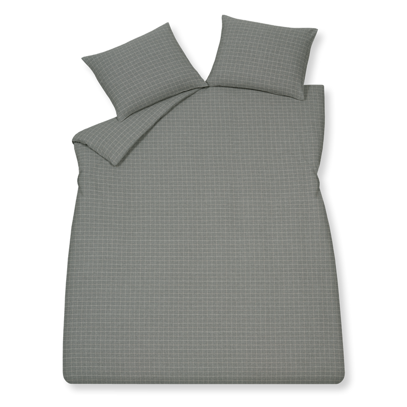 vandyck Flanel Gotenburg dekbedovertrek XL | grey