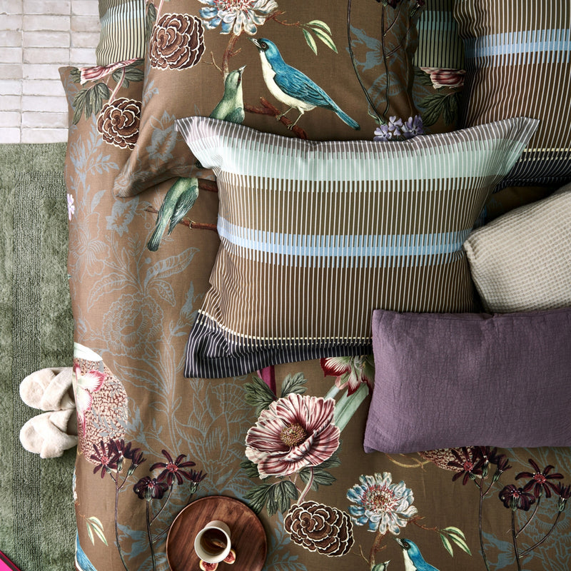 Vandyck FLORAL BIRD Dekbedovertrek | Multi