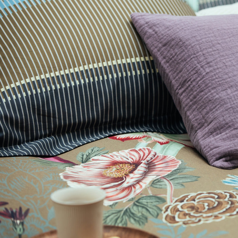 Vandyck FLORAL BIRD Dekbedovertrek | Multi