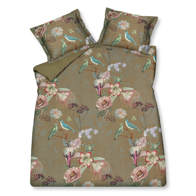 vandyck FLORAL BIRD dekbedovertrek | multi