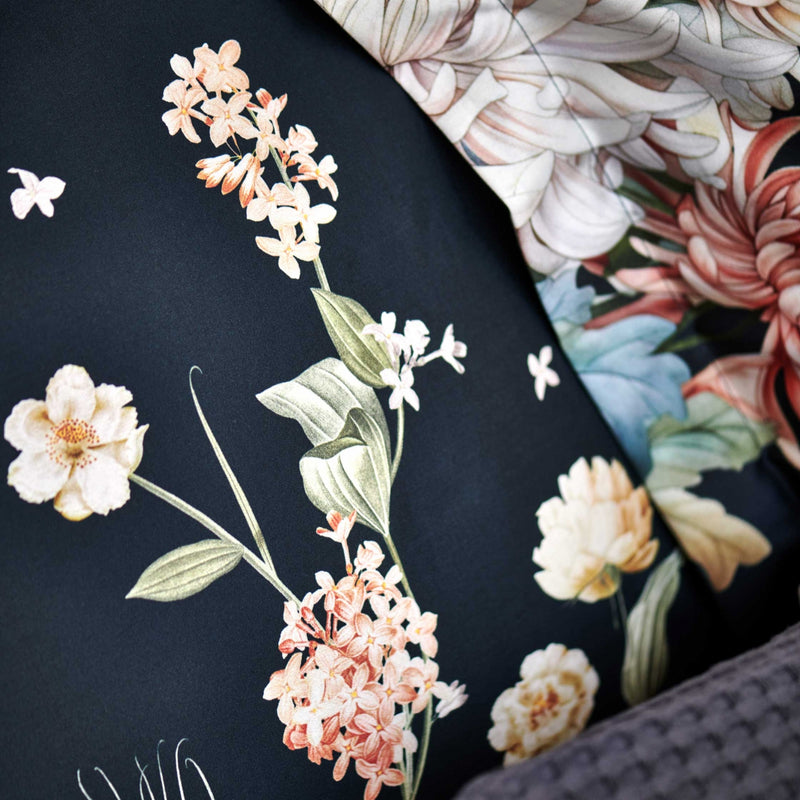 Vandyck FLORAL BLISS Dekbedovertrekset | Blue Ink