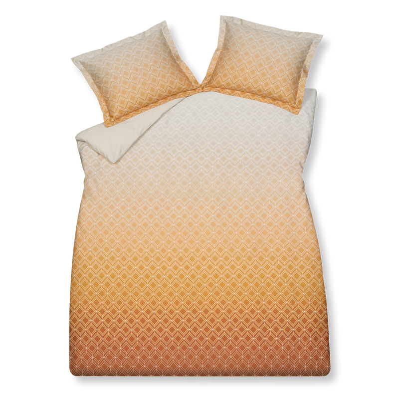 vandyck GLAM dekbedovertrek | toffee light green