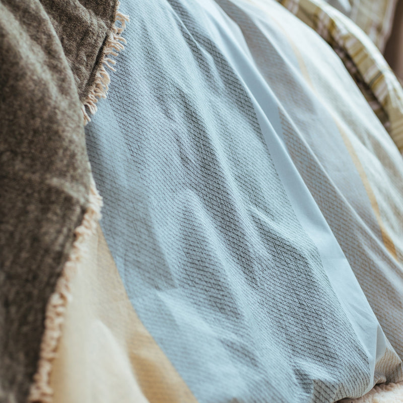 Vandyck GREEN SHOOT Dekbedovertrek | Smoke Green