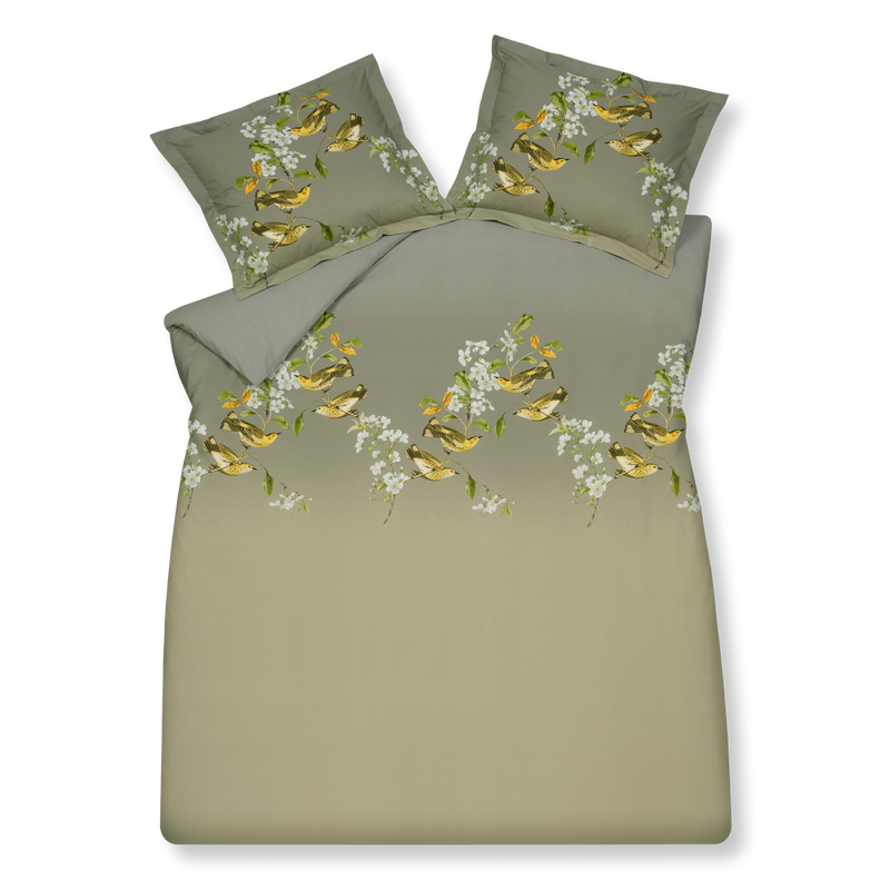 vandyck HOLLY dekbedovertrek | light olive