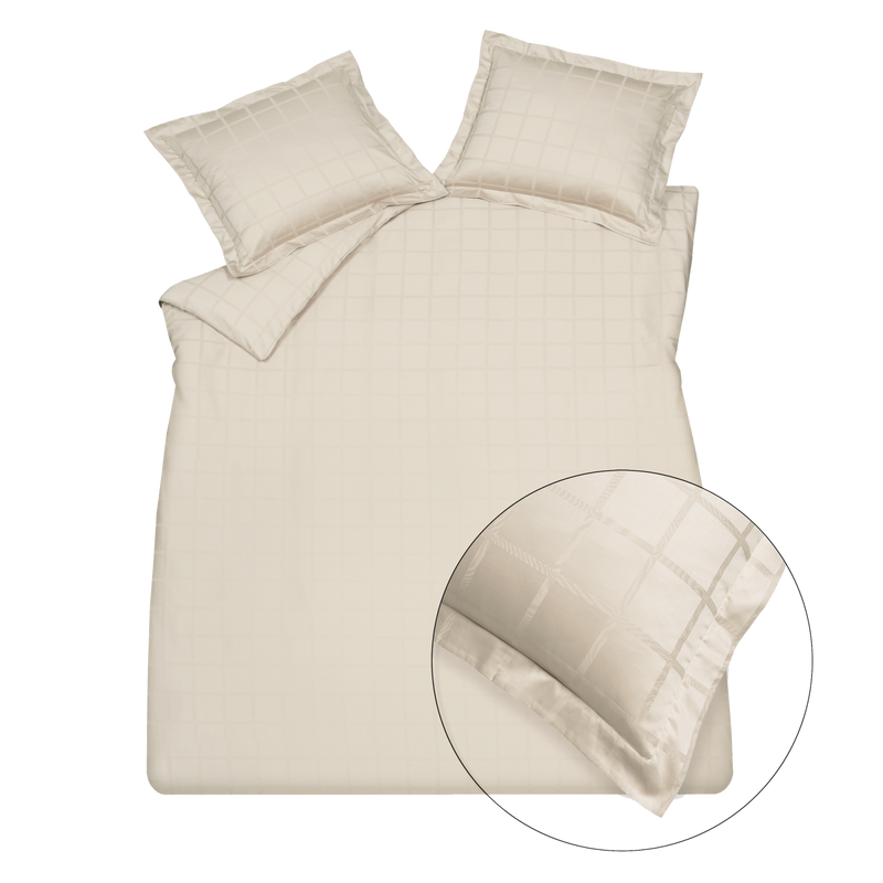 vandyck HOME 78 dekbedovertrek | cream tan cream tan