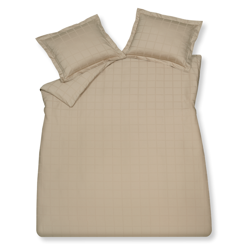 Vandyck HOME 78 Dekbedovertrek | Stone Cream Tan
