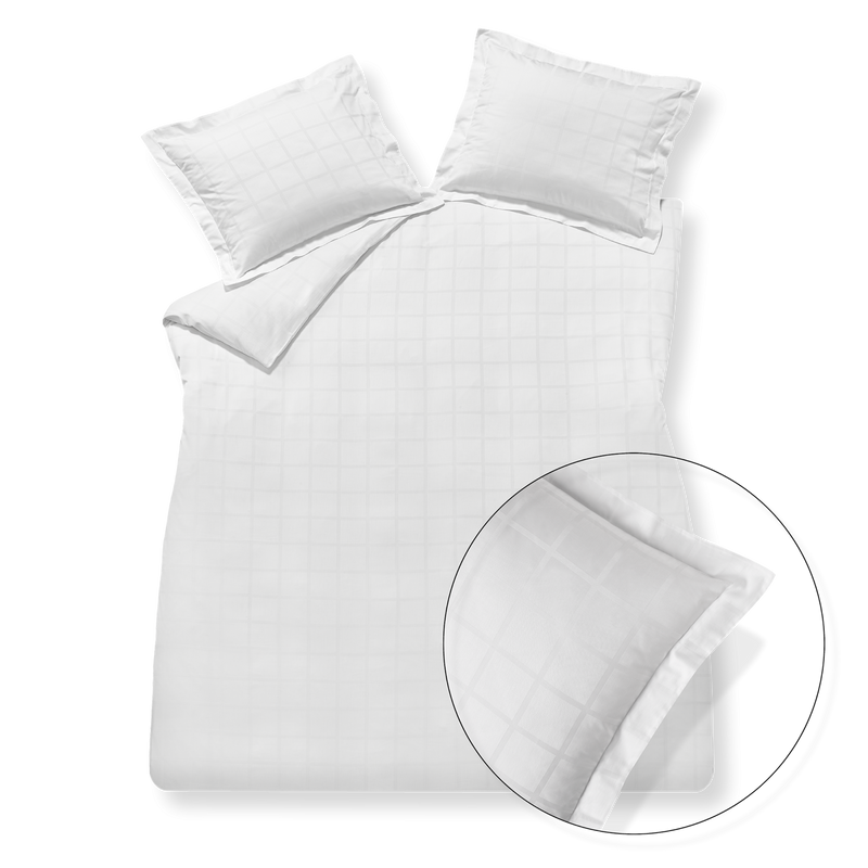 vandyck HOME 78 dekbedovertrek | white cream tan