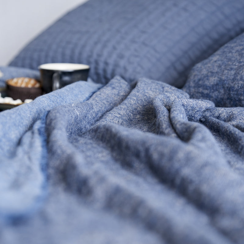 Vandyck HOME 81 Plaid | Faded Denim Multi