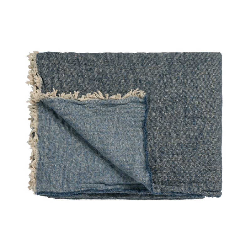 vandyck HOME 81 plaid | faded denim multi