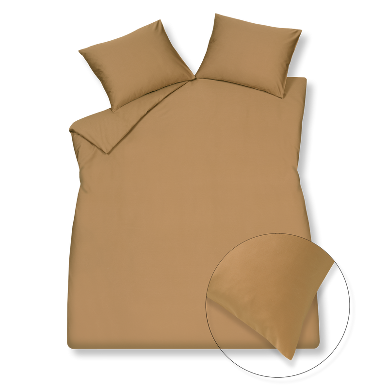 vandyck HOME 90 sateen 250 TC | toffee steelgrey