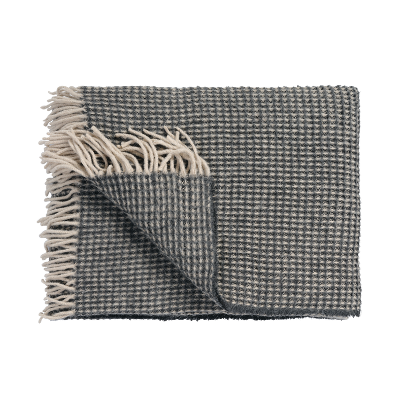 vandyck HOME 95 plaid | anthracite blue ink