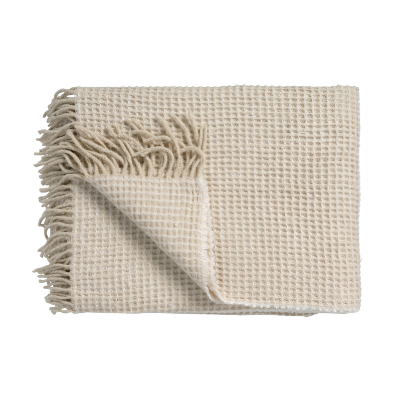 vandyck HOME 95 plaid | cream tan blue ink