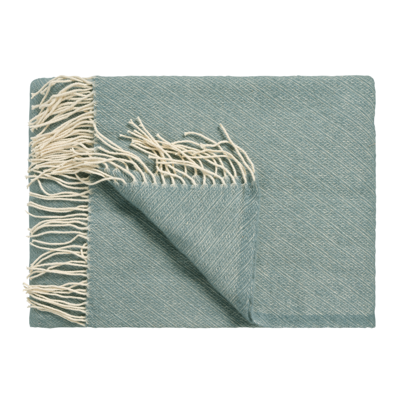 vandyck HOME BENEVENTO plaid | pearl blue pearl blue