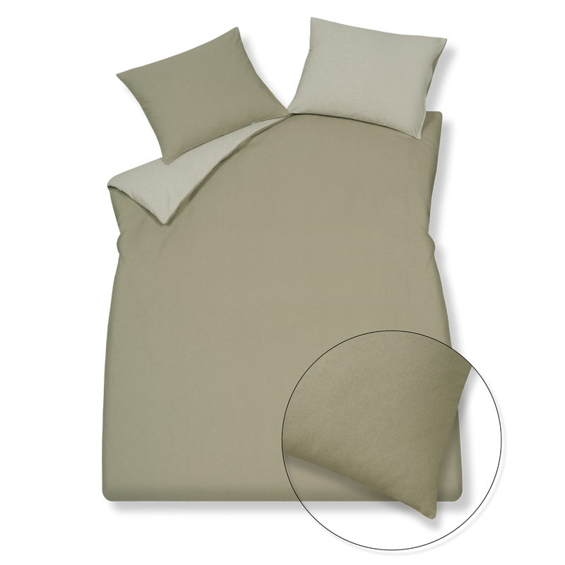 vandyck HOME LIVORNO dekbedovertrekset | sage green