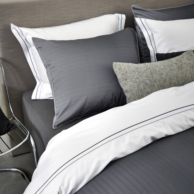 Vandyck HOME MILANO Dekbedovertrek | Off Black Taupe