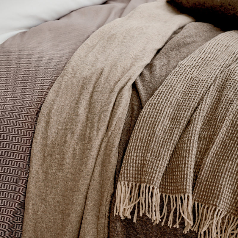 Vandyck HOME MILANO Dekbedovertrek | Taupe Taupe