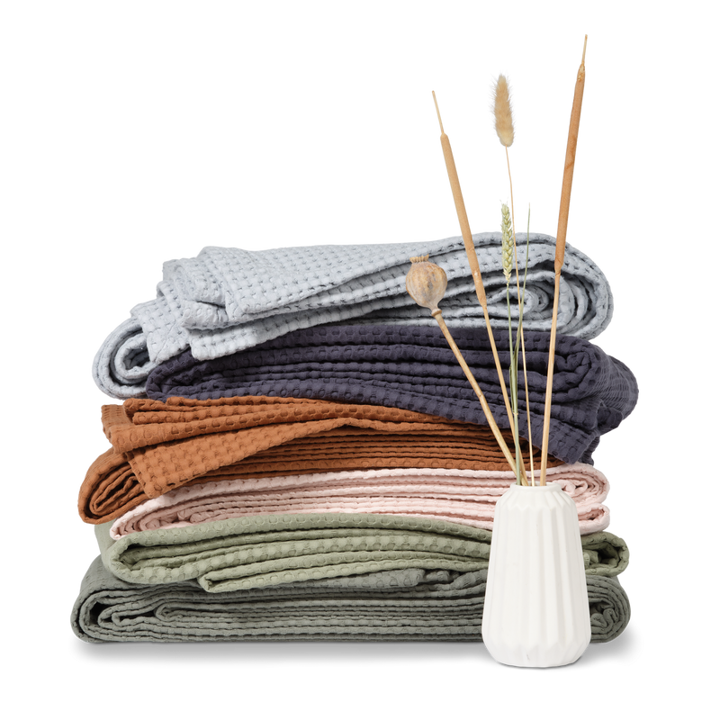 Vandyck HOME PIQUE | Light Olive Lavender Blue