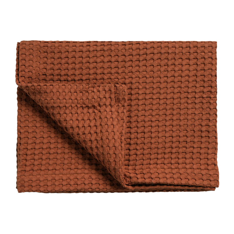 vandyck HOME PIQUE | rusty brown lavender blue