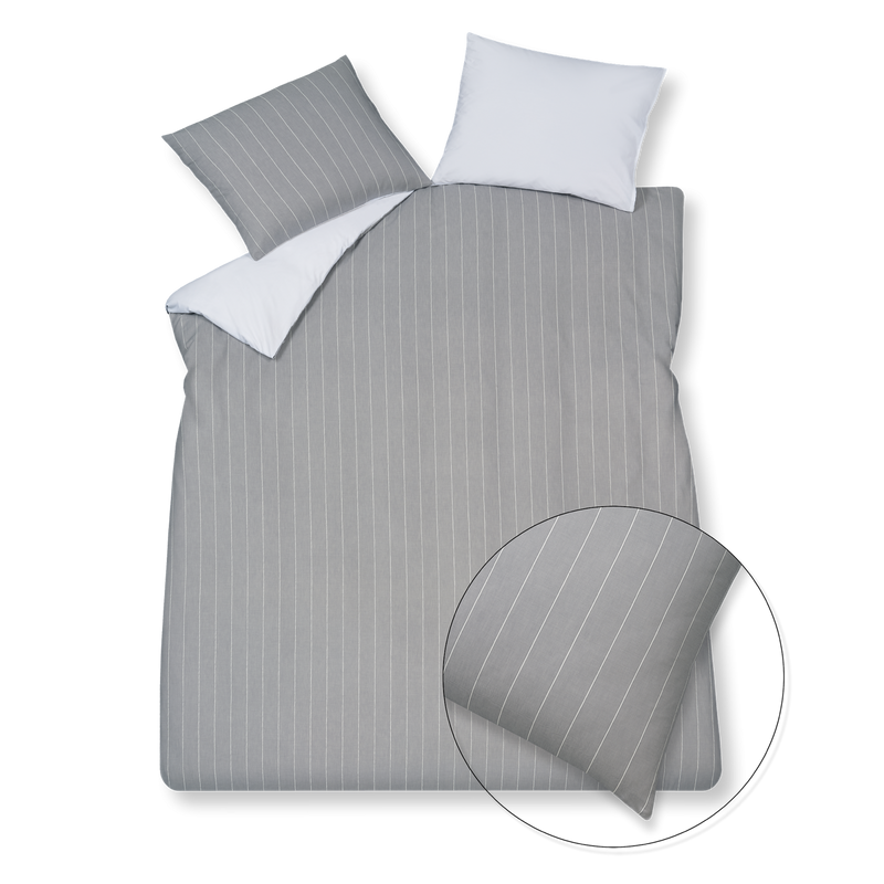 vandyck HOME PUGLIA percale | grey grey