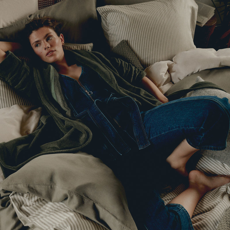 Vandyck HOME SALERNO Dekbedovertrekset | Sage Green