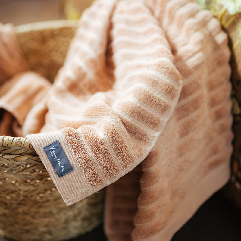 Vandyck HOME TOWEL WAVE | Praline Mole Grey