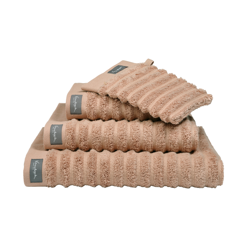 vandyck HOME TOWEL WAVE | praline mole grey