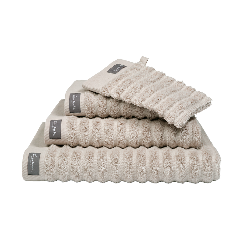 vandyck HOME TOWEL WAVE | stone mole grey