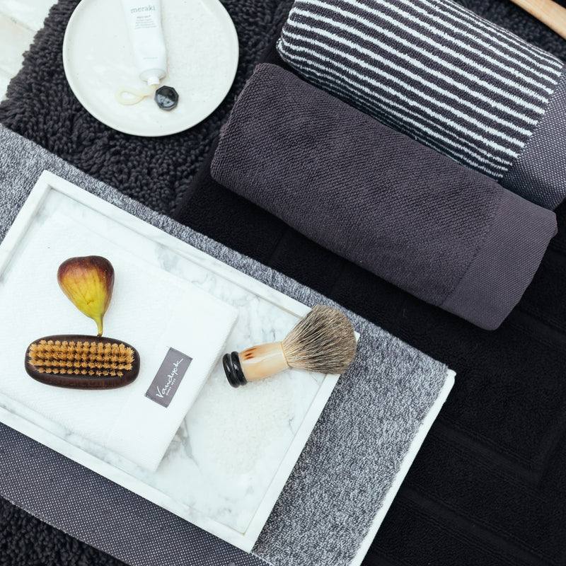 Vandyck HOME UNI Badgoed | Off Black Blue Ink