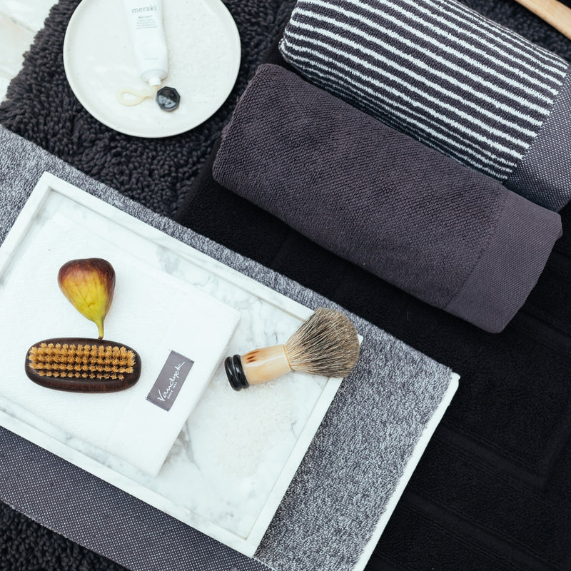 Vandyck HOME UNI Badlaken | Off Black White