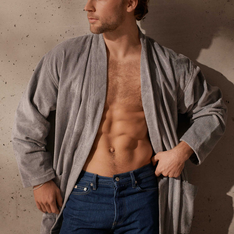 Vandyck KYOTO Badjas | Grey Olive