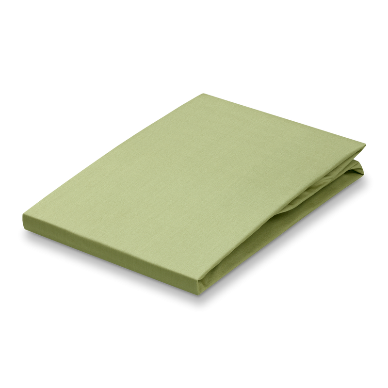 vandyck PERCALE lakens glad | pistache silver grey