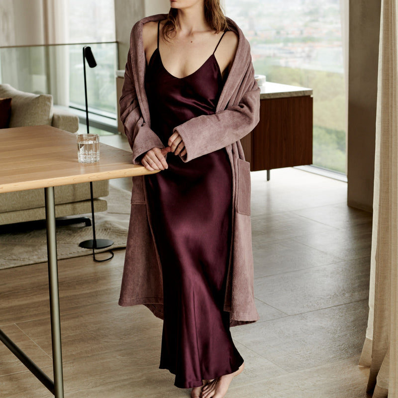 Vandyck PRESTIGE UNI Badjas | Mauve Winetasting