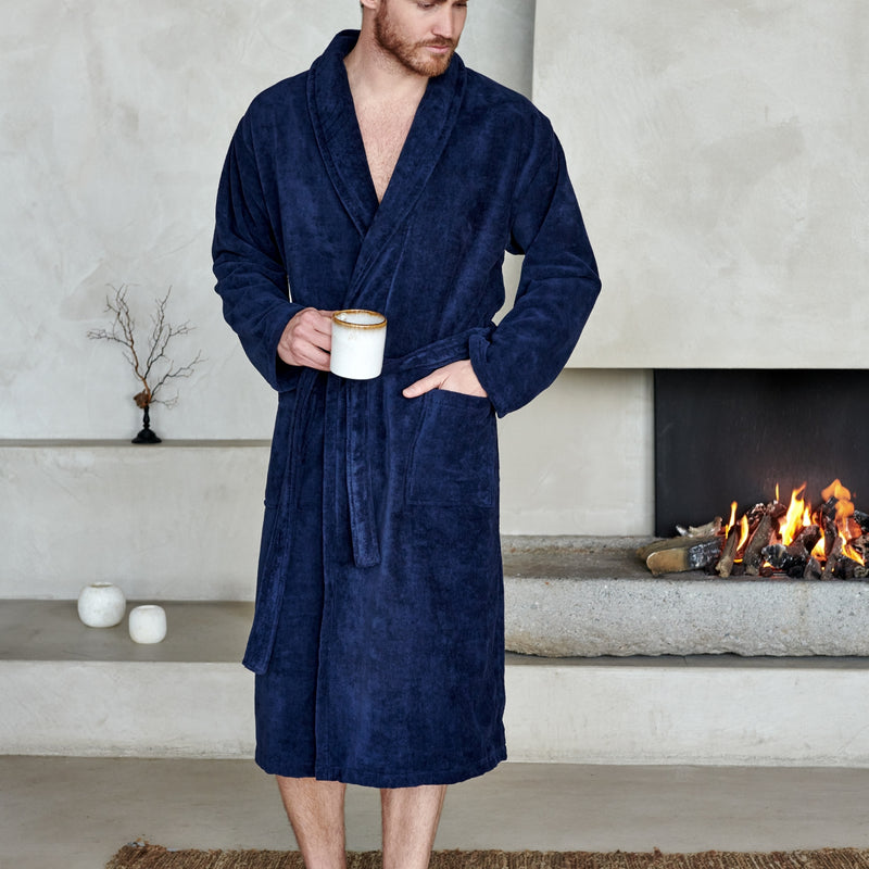 Vandyck PRESTIGE UNI Badjas | Navy Winetasting